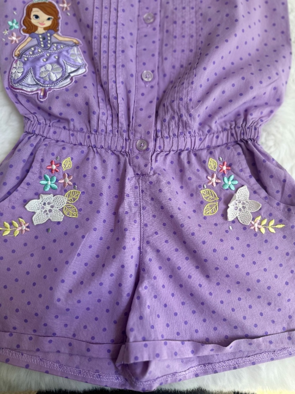Disney Sofia the First Girls Romper - Picture 3 of 15